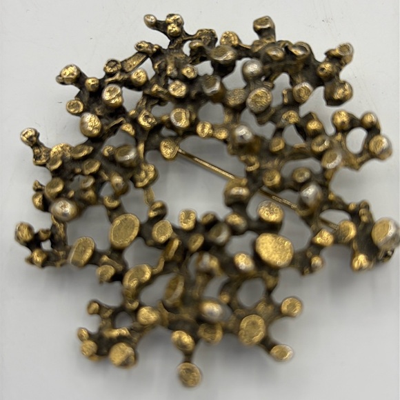 Vintage Jewelry - Vintage Zentall Brutalist Brooch/Pendant